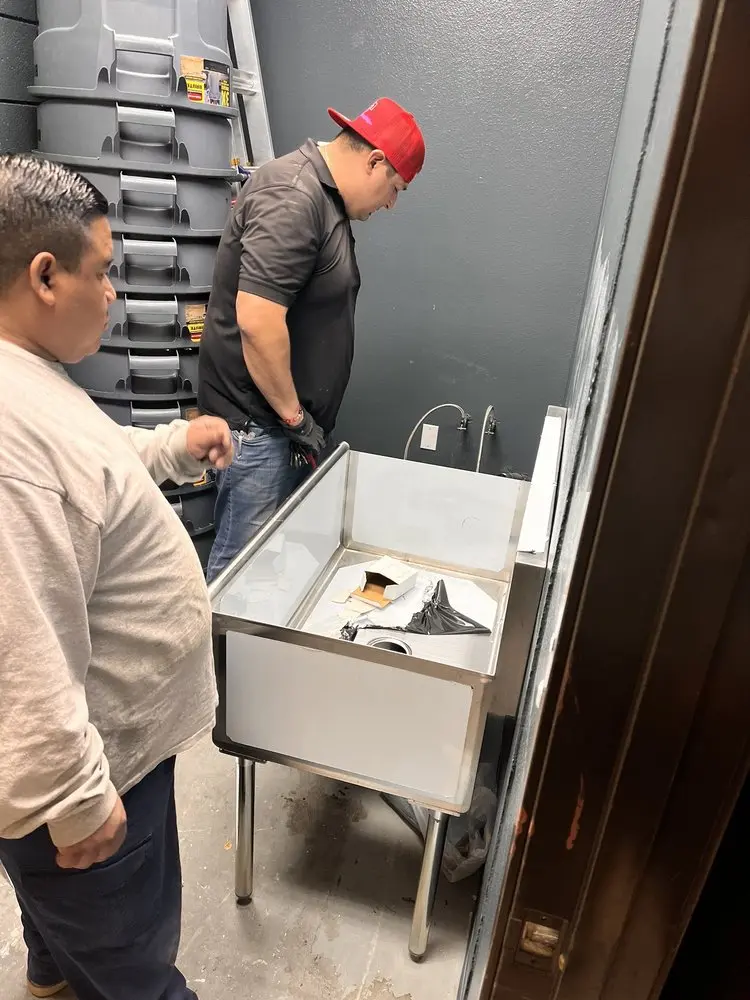 Commercial plumbing and sink installation in Briggs Terrace